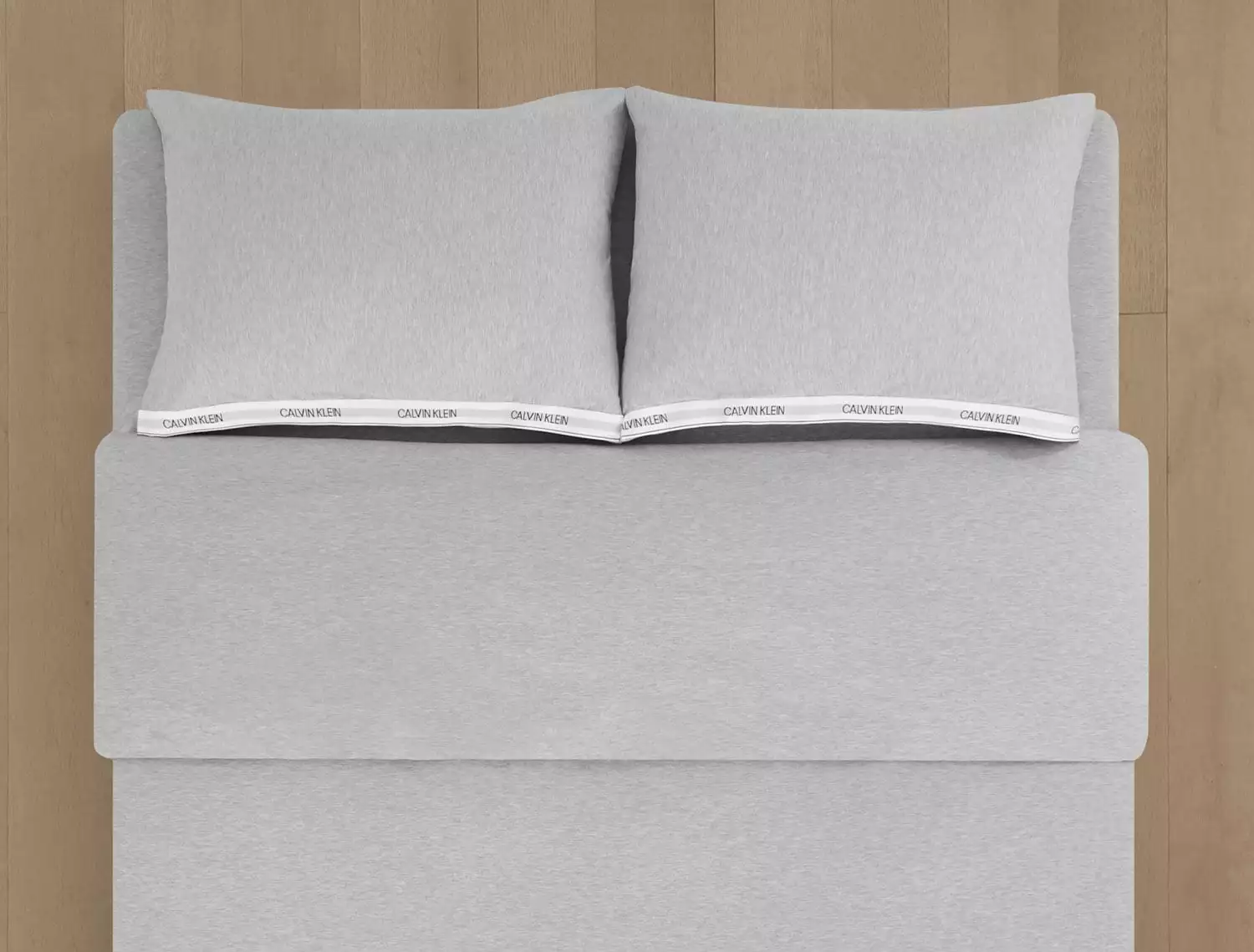 Calvin Klein Home Classic Logo Duvet 150x210 Cm, Heathered Grey - Image 4