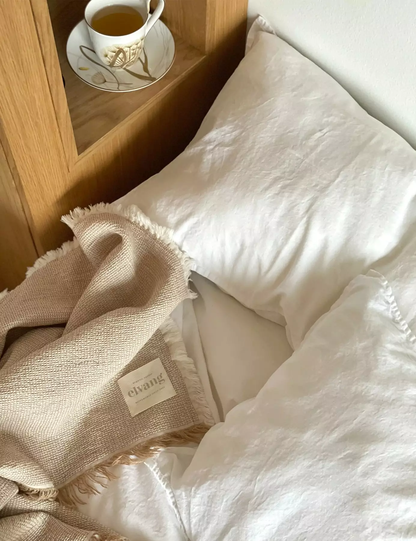 Elvang Daisy Päiväpeite 240x220 Cm, Camel - Image 5