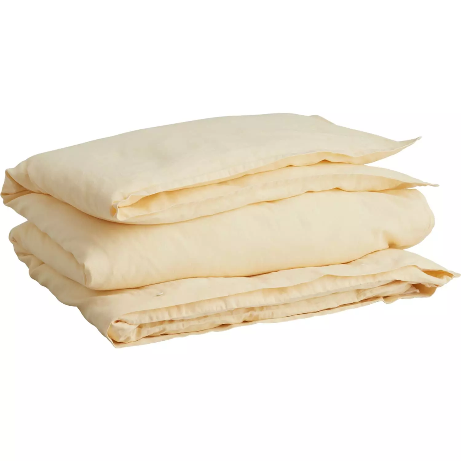 Gant Home Cotton Linen Pussilakana 220x220 Cm, Butter Yellow