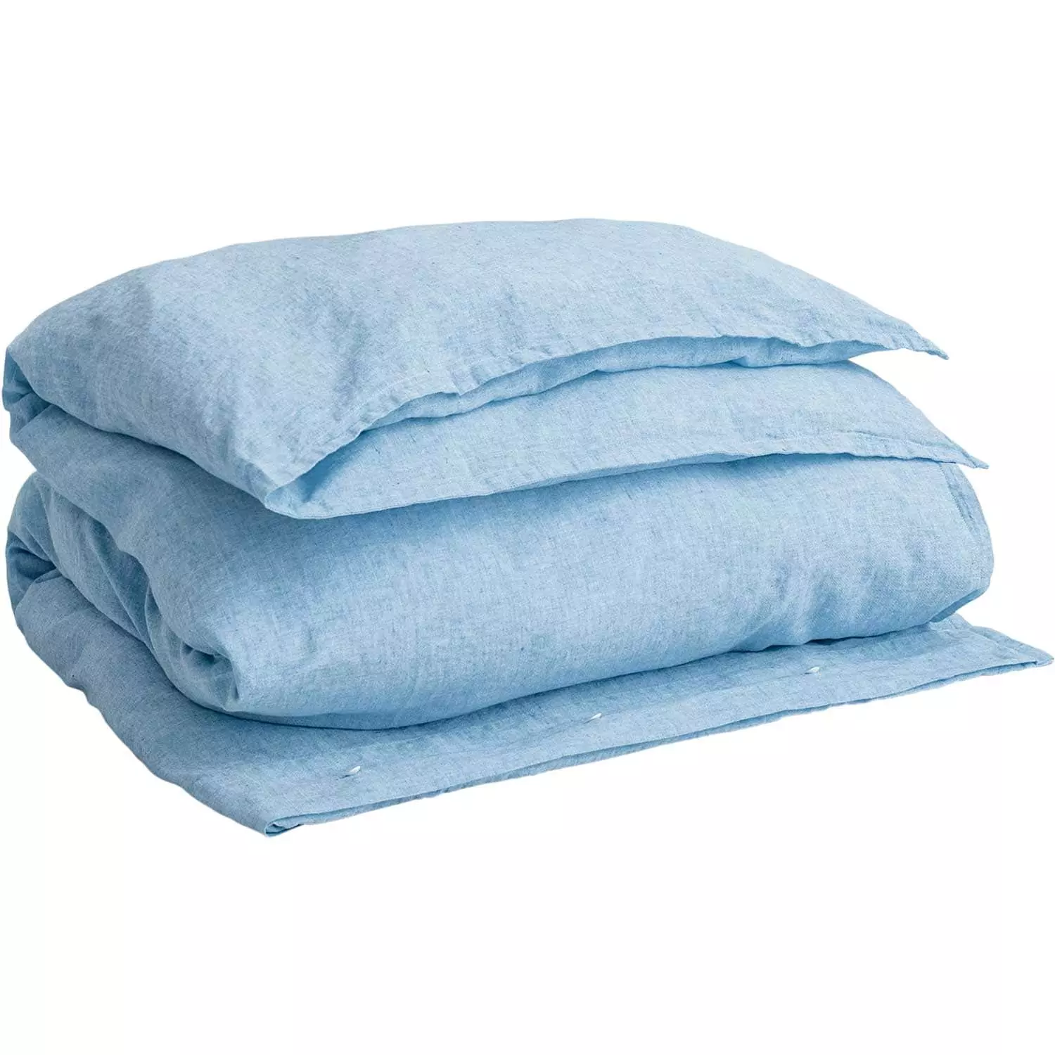 Gant Home Cotton Linen Pussilakana Silver Lake Blue, 150x210 Cm