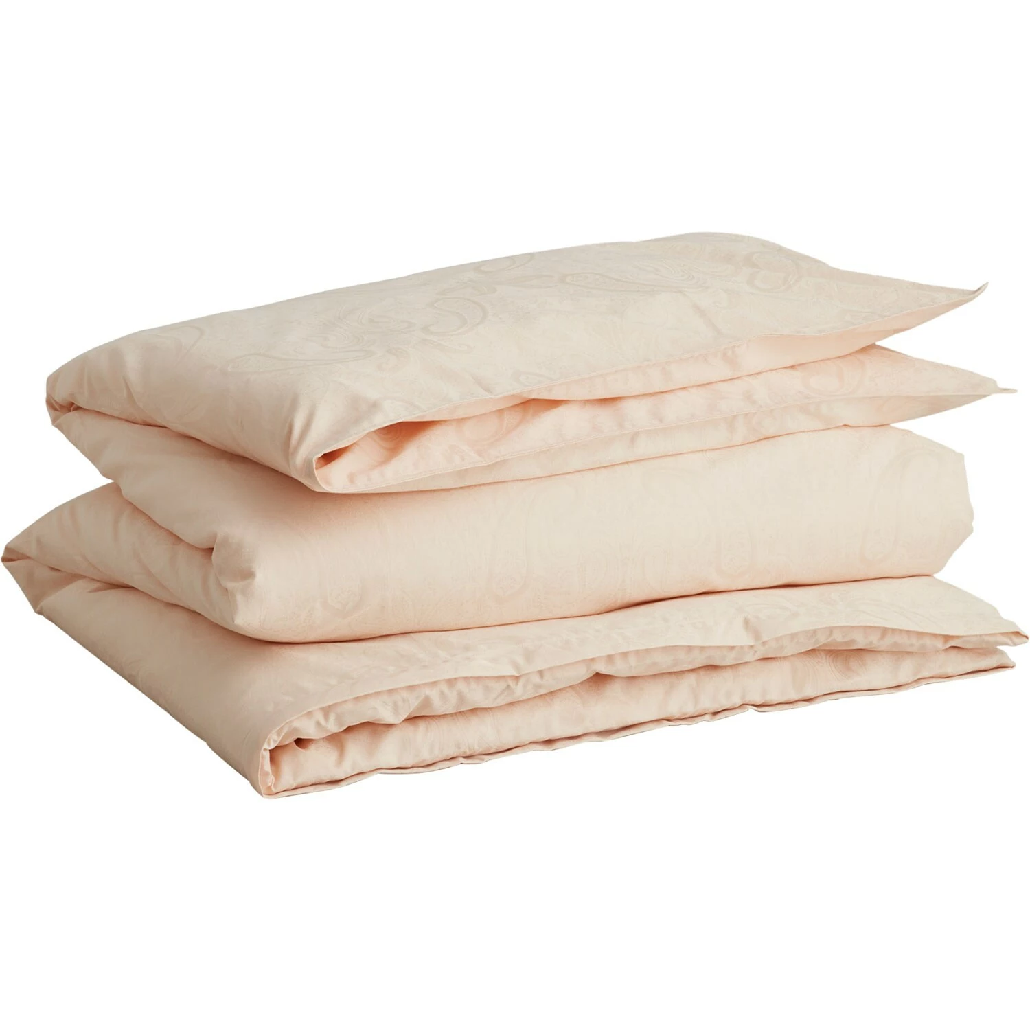 Gant Home Jacquard Paisley Pussilakana 150x210 Cm, Light Apricot