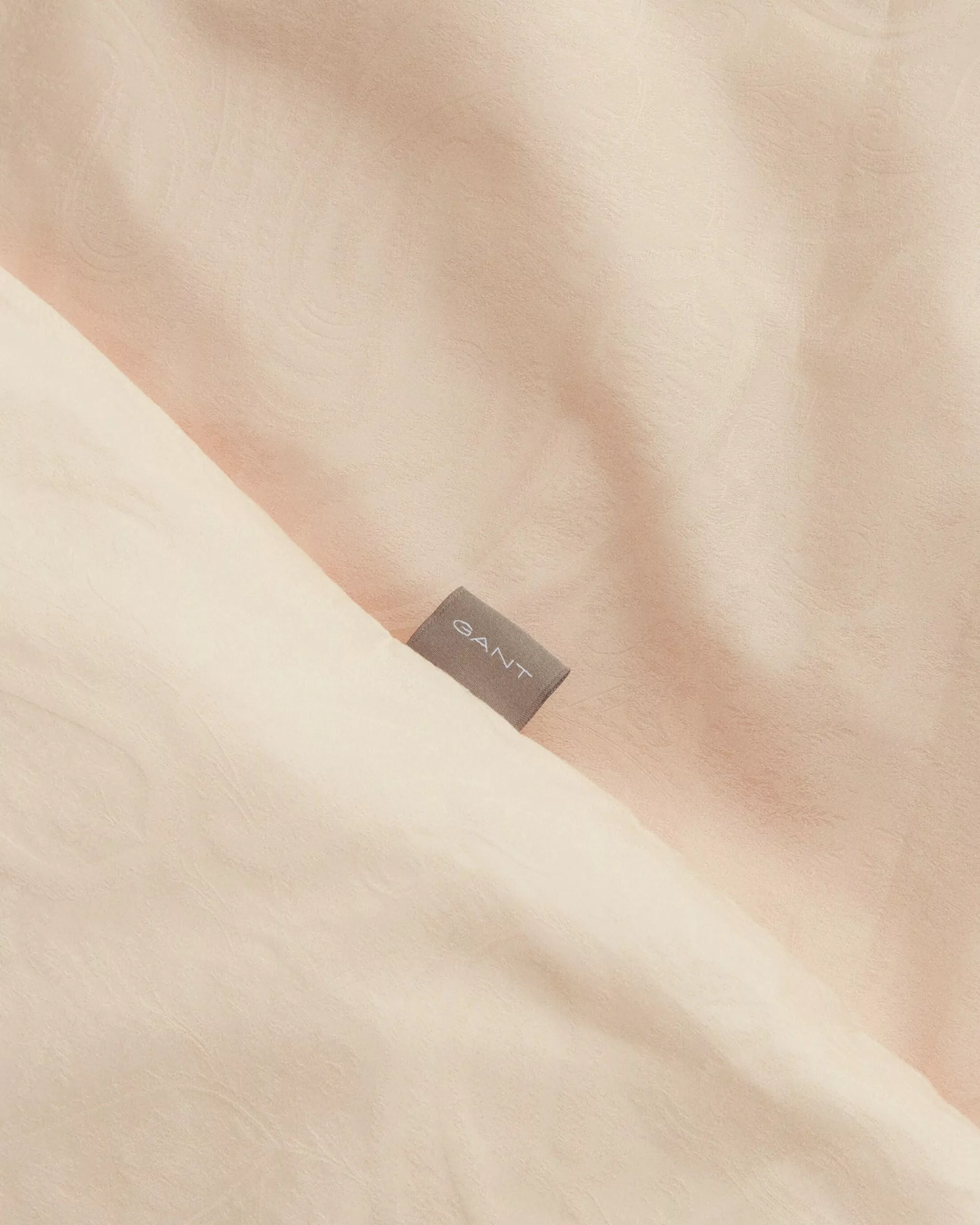 Gant Home Jacquard Paisley Pussilakana 150x210 Cm, Light Apricot - Image 2