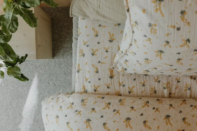 Garbo & Friends Mimosa Muslin Pussilakana, 240x220 Cm - Image 3