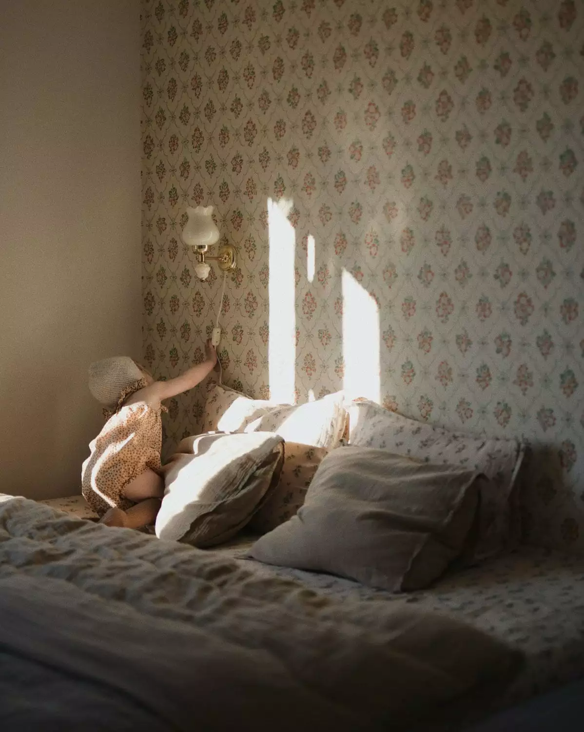 Garbo & Friends Olive Muslin Pussilakana, 240x220 Cm - Image 3