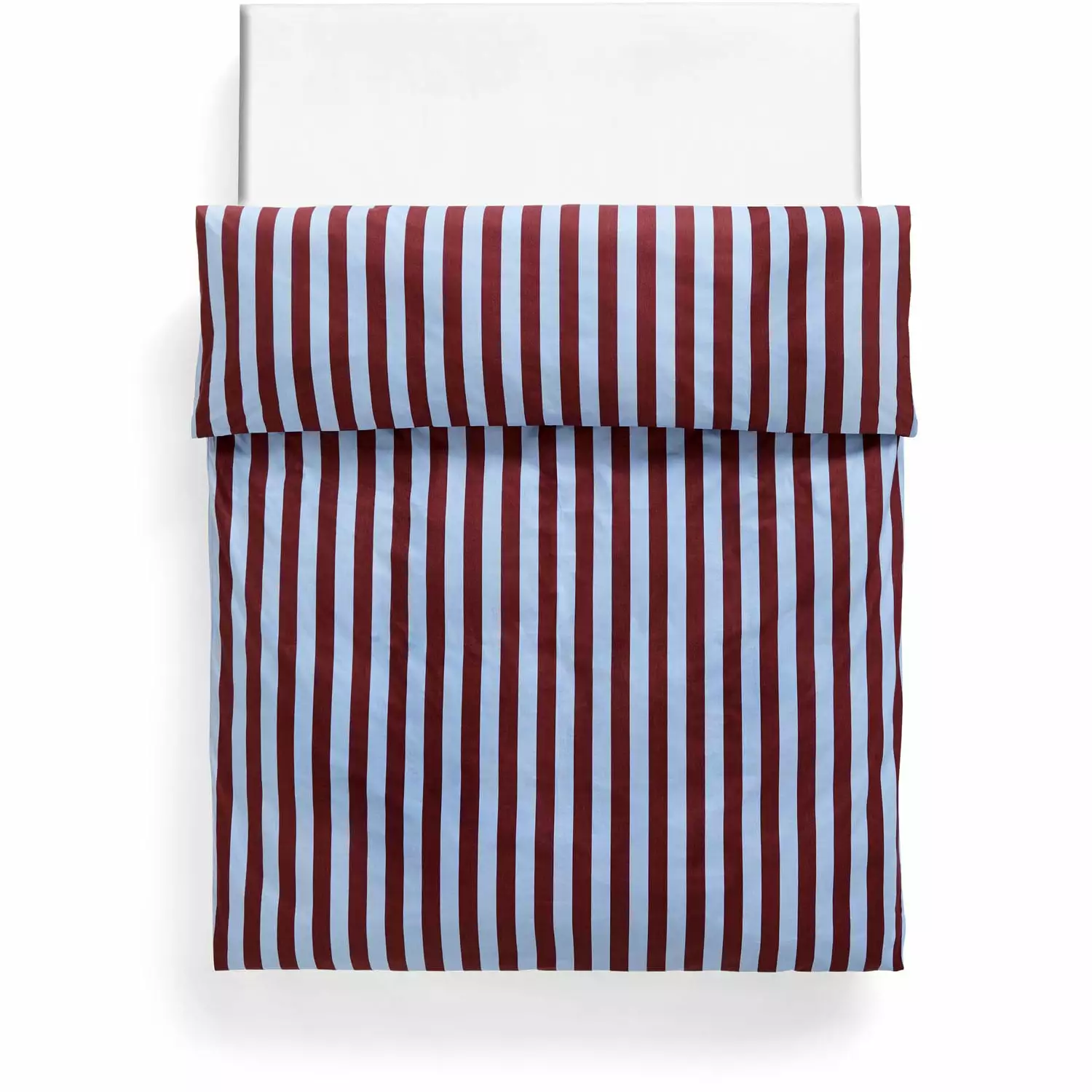 Hay Été Pussilakana Kaksinkertainen, 220x220 Cm, Viininpunainen/Sky Blue