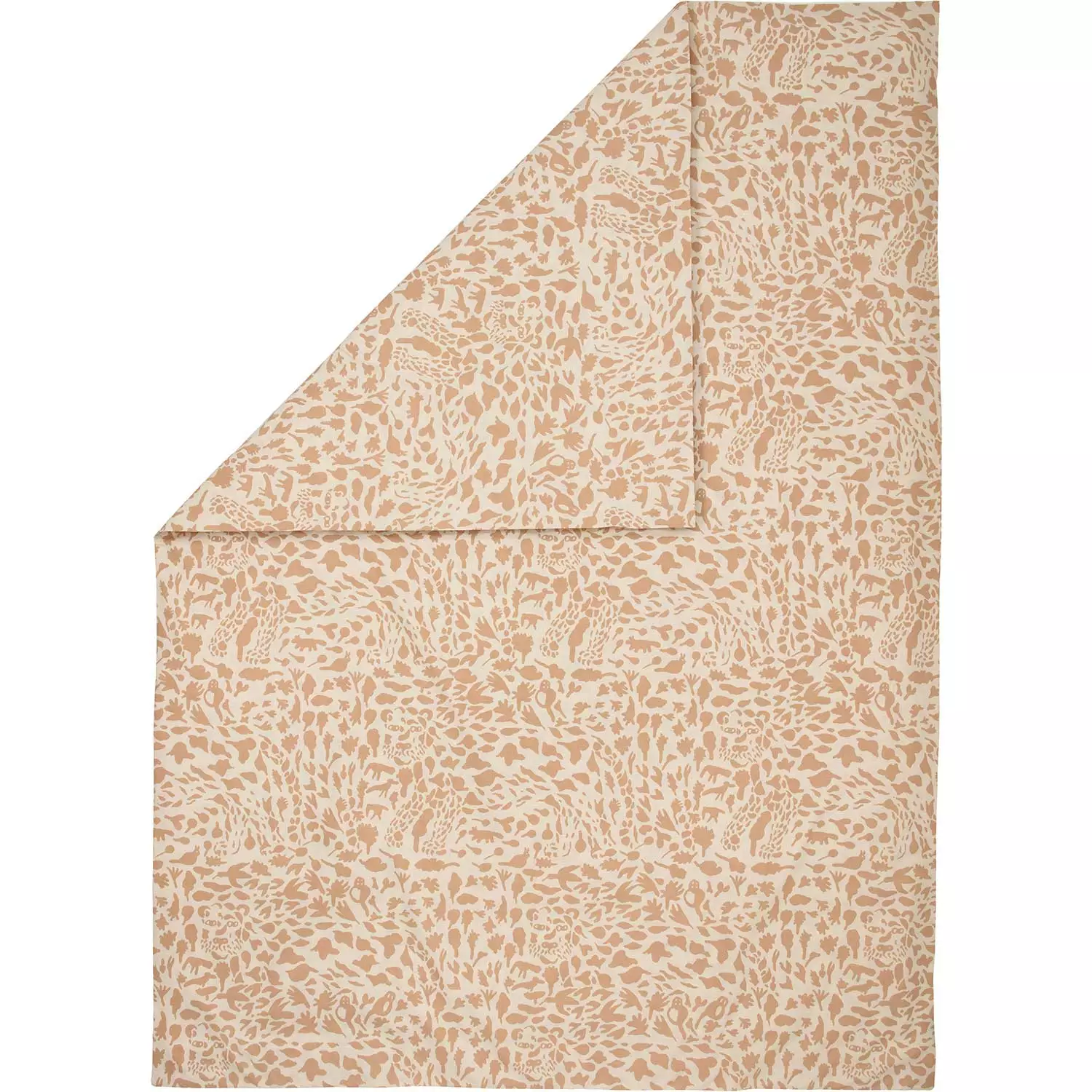 Iittala Oiva Toikka Collection Vuodevaatteet 150x210 Cm, Cheetah Brown - Image 2