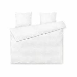 Juna Bæk & Bølge Vuodevaatteet 220x220 + 50x60 Cm, Valkoinen