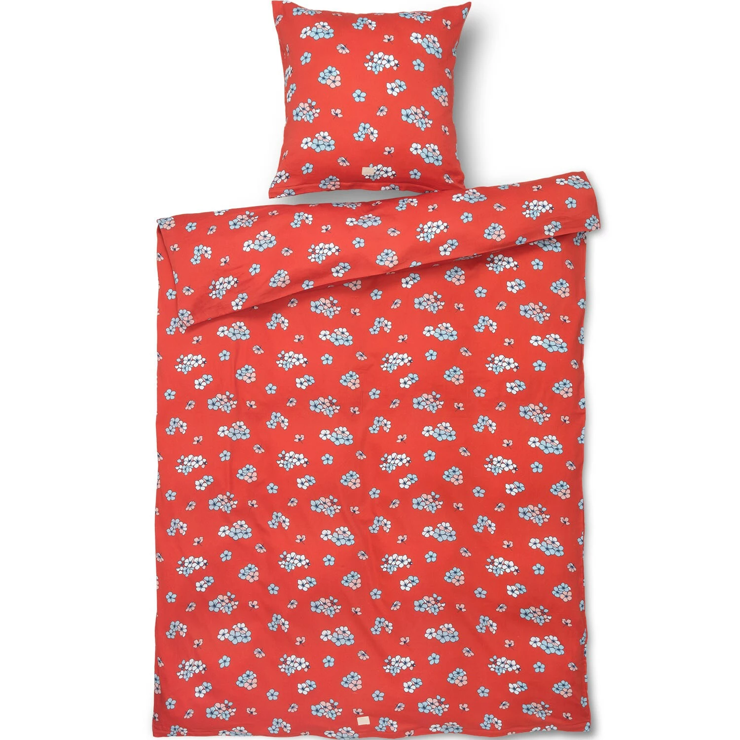 Juna Grand Pleasantly Pussilakanasetti 140x200 + 60x63 Cm, Chili