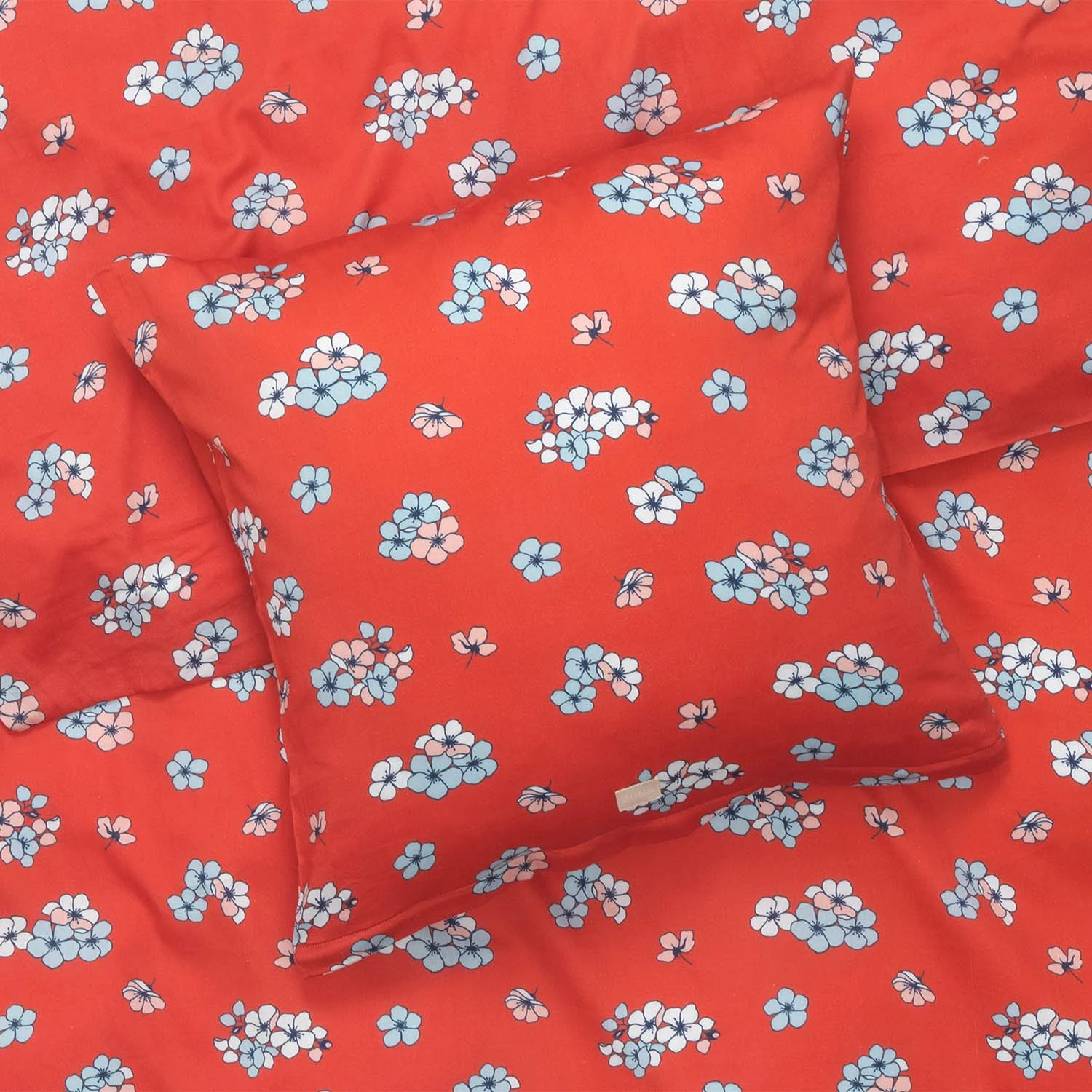 Juna Grand Pleasantly Pussilakanasetti 140x200 + 60x63 Cm, Chili - Image 2