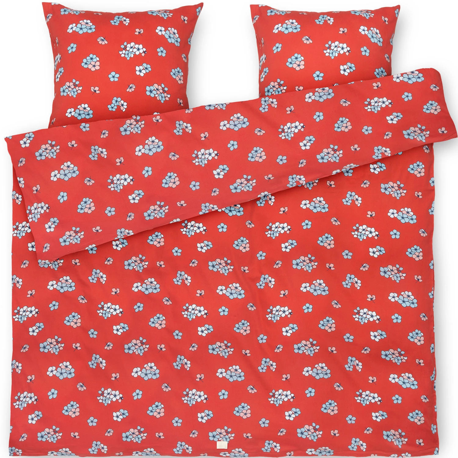 Juna Grand Pleasantly Pussilakanasetti 220x220 + 50x60 Cm, Chili