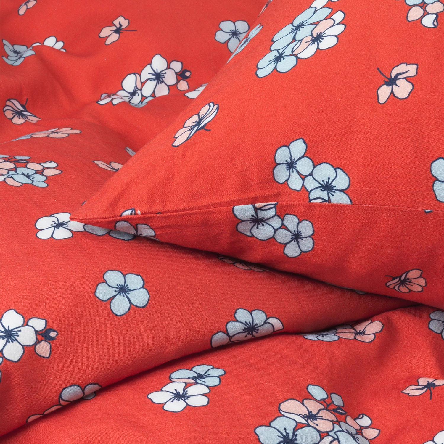 Juna Grand Pleasantly Pussilakanasetti 220x220 + 50x60 Cm, Chili - Image 2