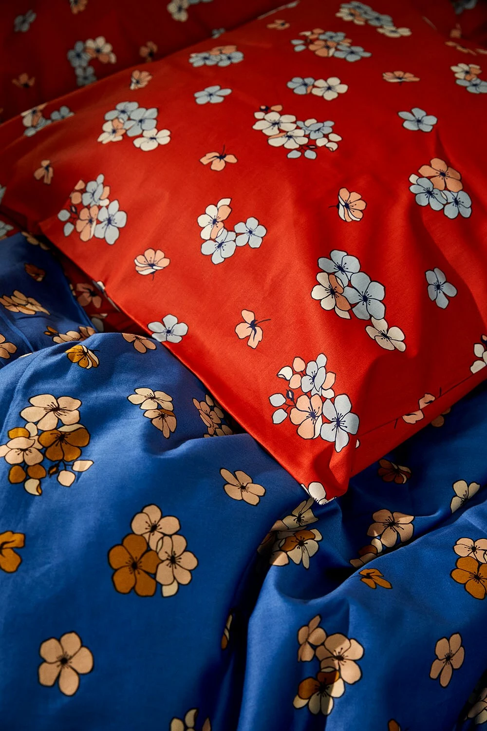 Juna Grand Pleasantly Pussilakanasetti 140x220 + 50x70 Cm, Sininen - Image 4