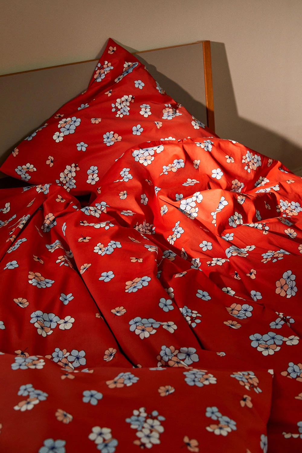 Juna Grand Pleasantly Pussilakanasetti 220x220 + 50x60 Cm, Chili - Image 4