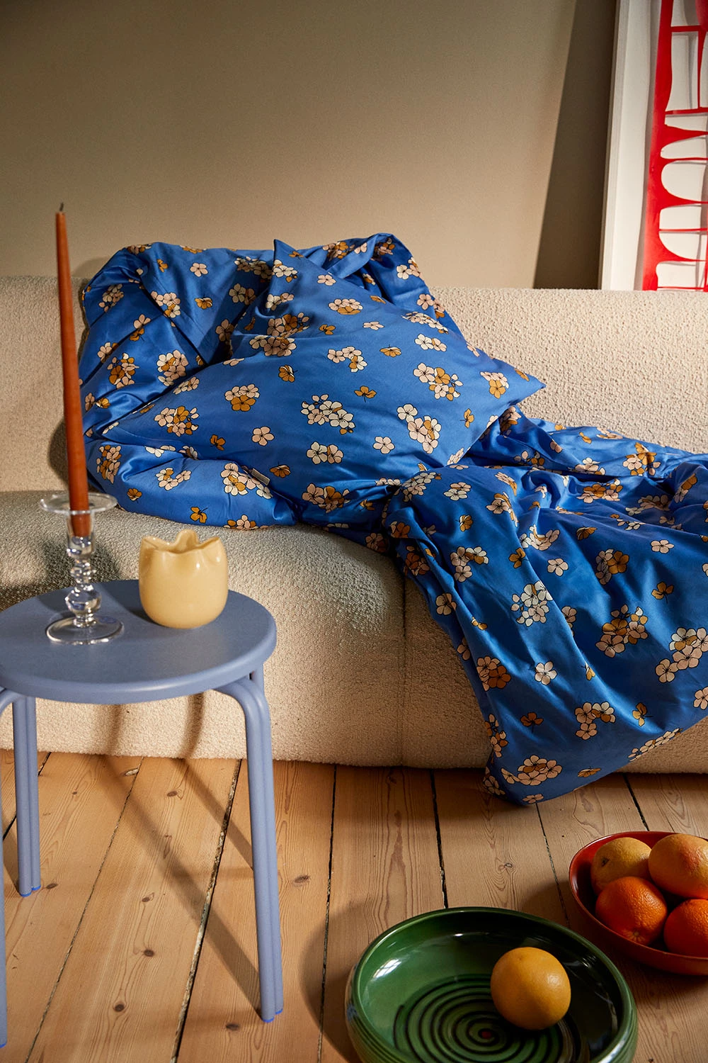 Juna Grand Pleasantly Pussilakanasetti 140x200 + 50x70 Cm, Chili - Image 6