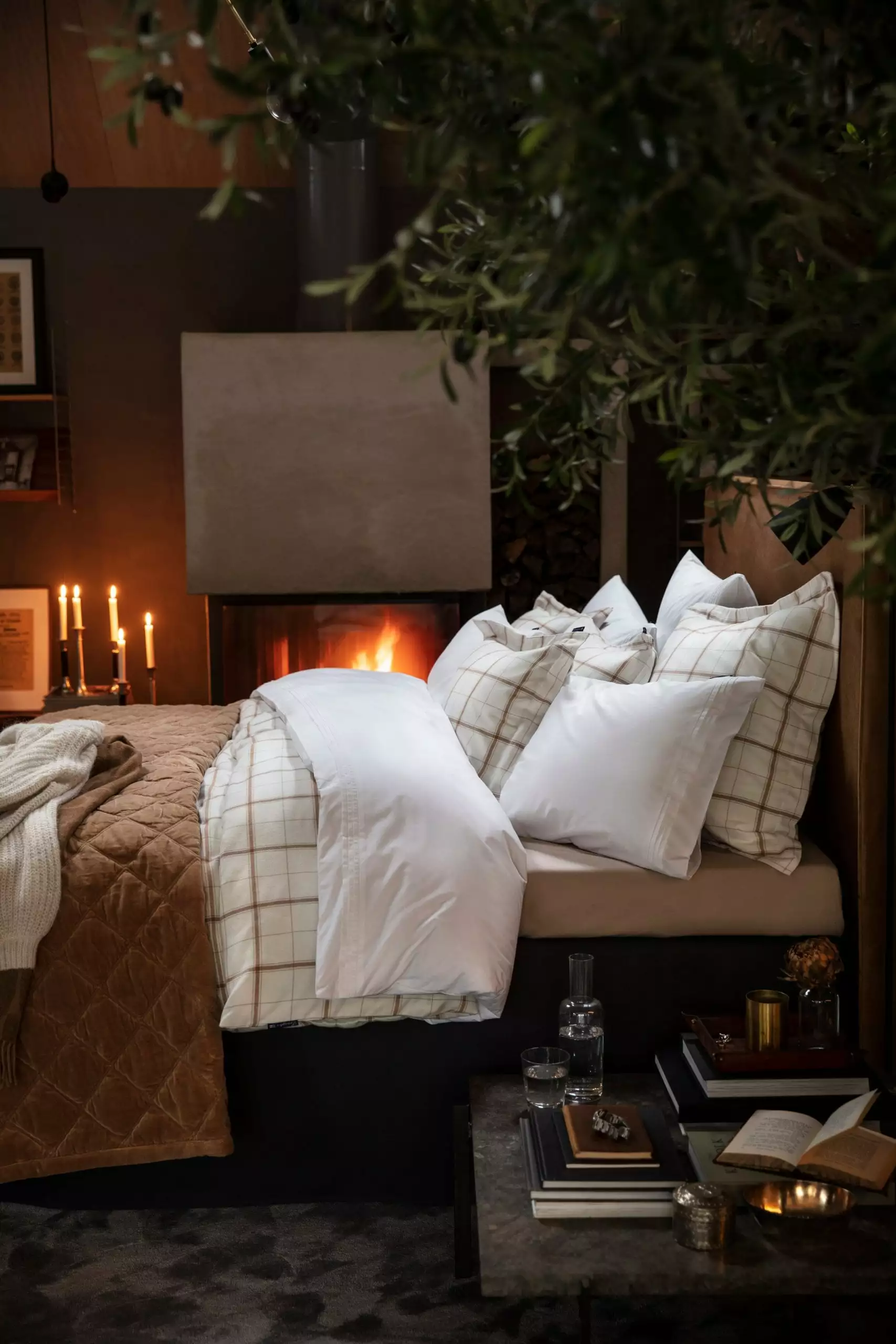 Lexington Checked Pussilakana Off-white / Beige, 220x220 Cm - Image 3