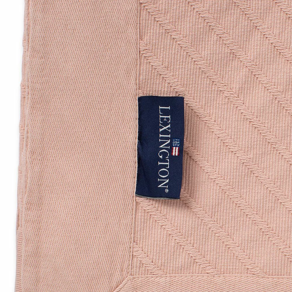 Lexington Diagonal Structured Päiväpeite Pinkki 240x260 Cm - Image 2