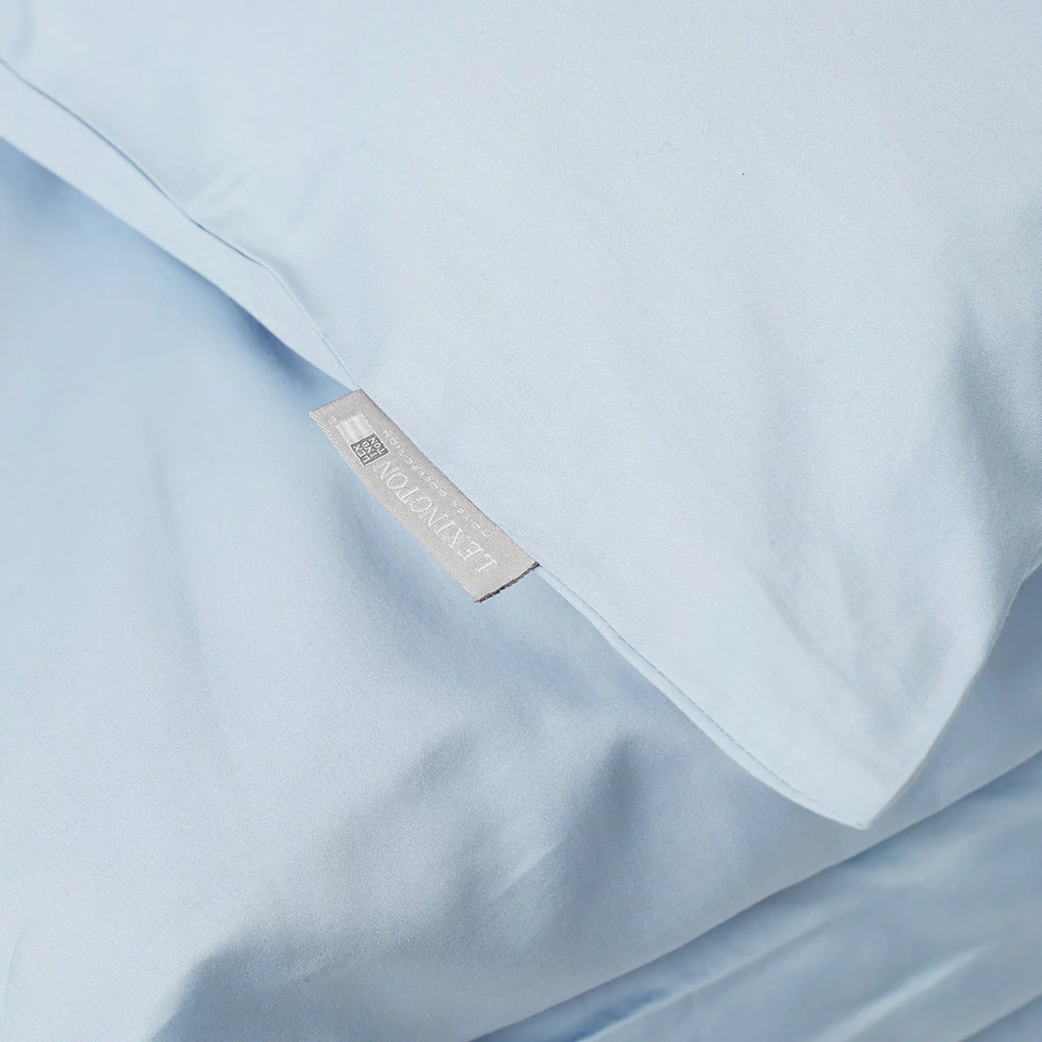 Lexington Hotel Cotton Sateen Pussilakana 220x220 Cm, Sky Blue - Image 2