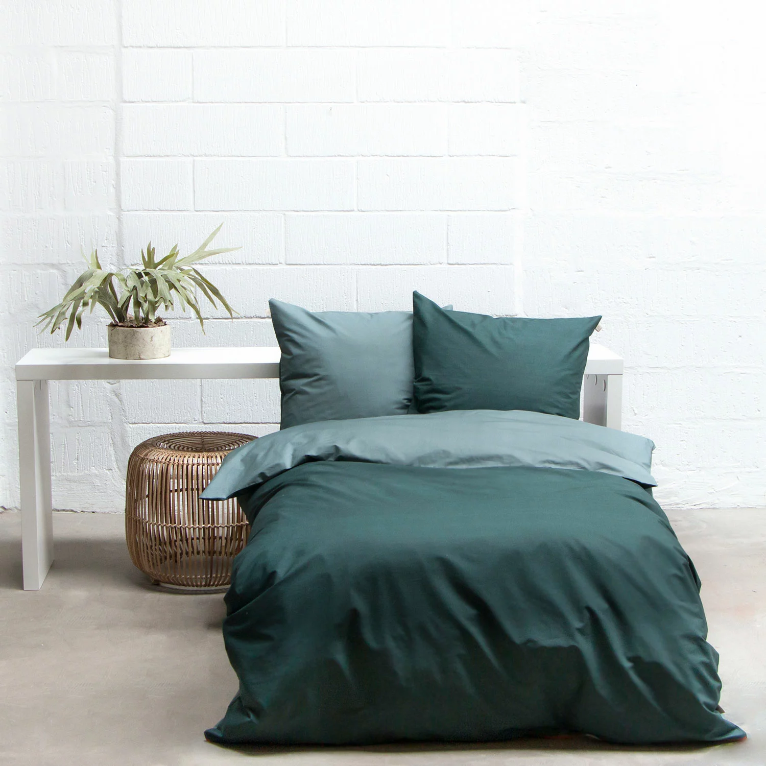 Mette Ditmer Shades Bed Set 140x220 Cm, Pine Green - Image 3