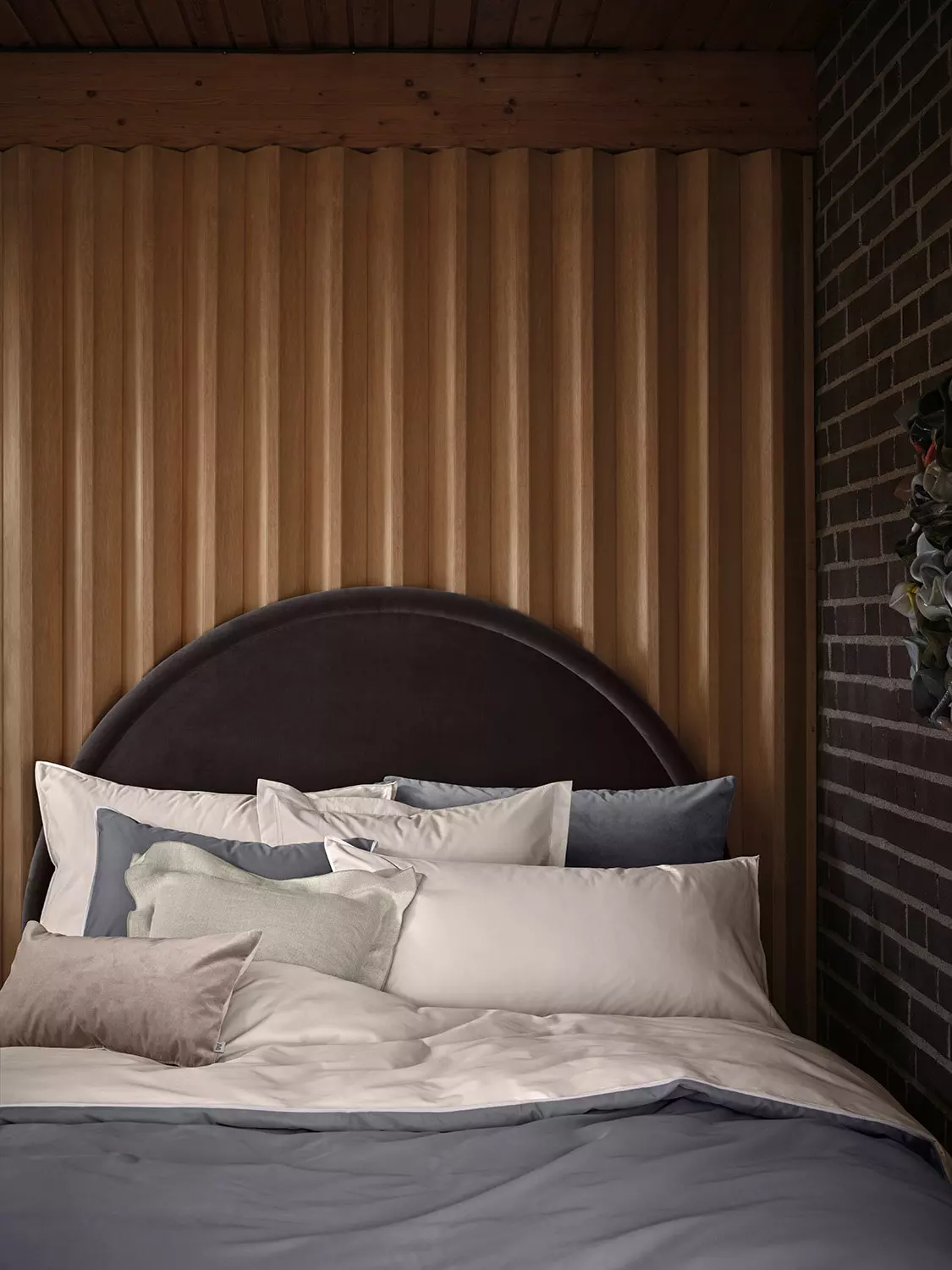 Mille Notti Duetto Pussilakana Harmaa/Beige, 200x220 Cm - Image 3