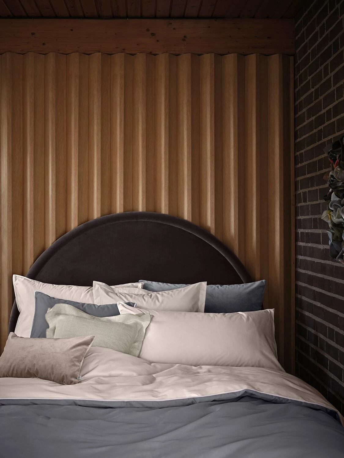 Mille Notti Duetto Pussilakana Harmaa/Beige, 150x210 Cm - Image 3