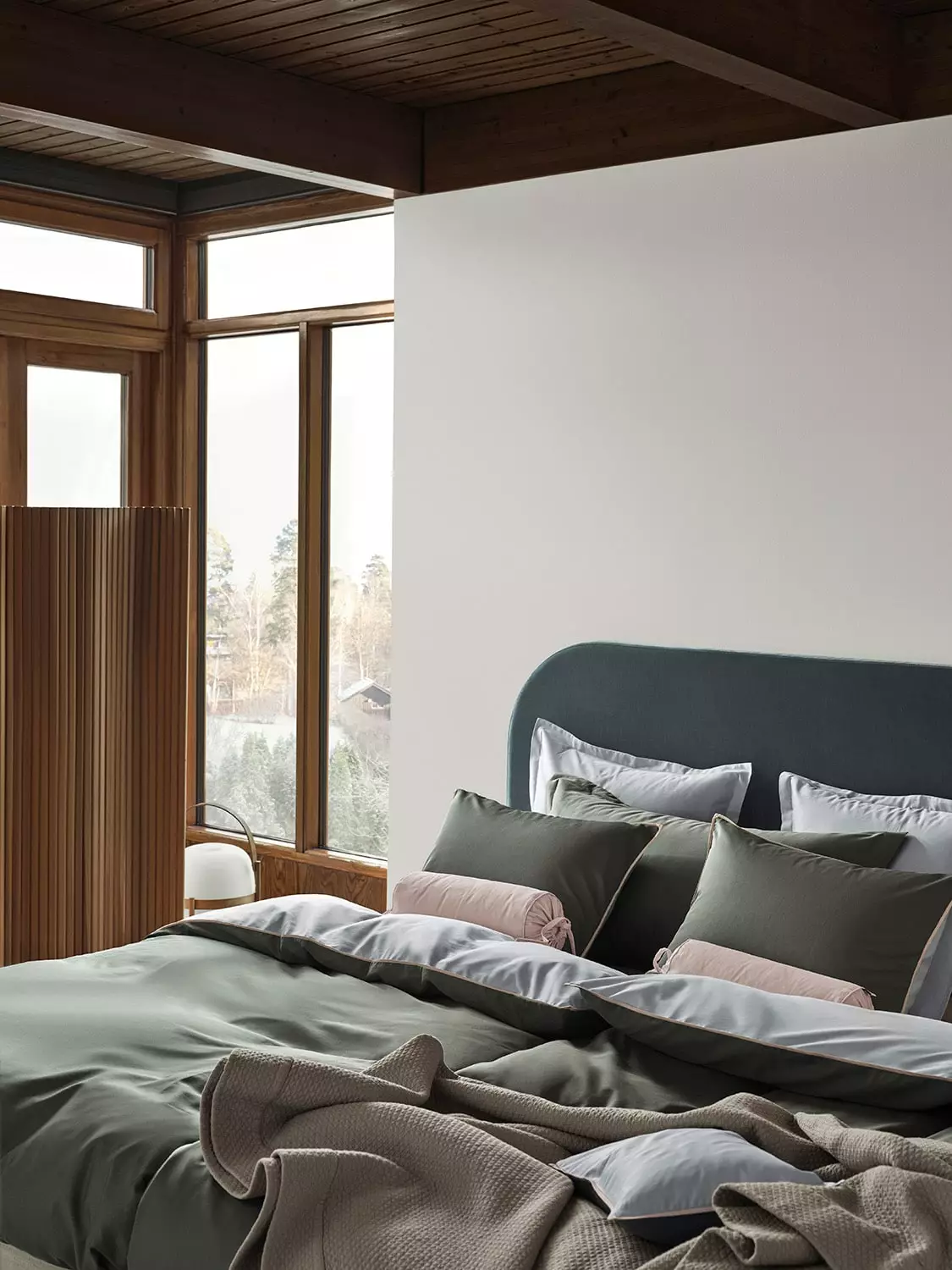 Mille Notti Duetto Pussilakana Vihreä/Vaaleansininen, 200x220 Cm - Image 3