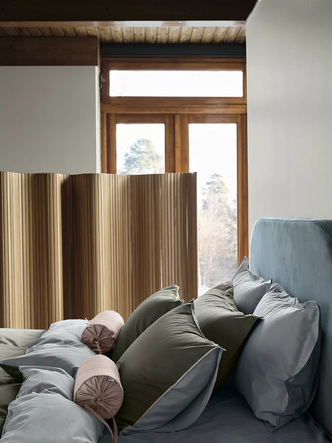 Mille Notti Duetto Pussilakana Vihreä/Vaaleansininen, 200x220 Cm - Image 4