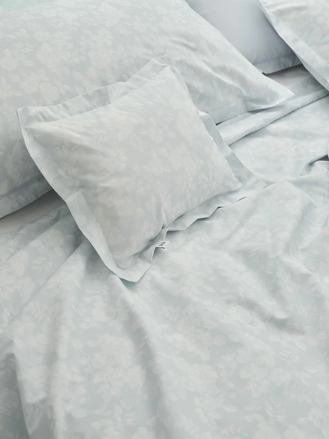 Mille Notti Fiore Pussilakana Vaaleansininen, 220x220 Cm - Image 4