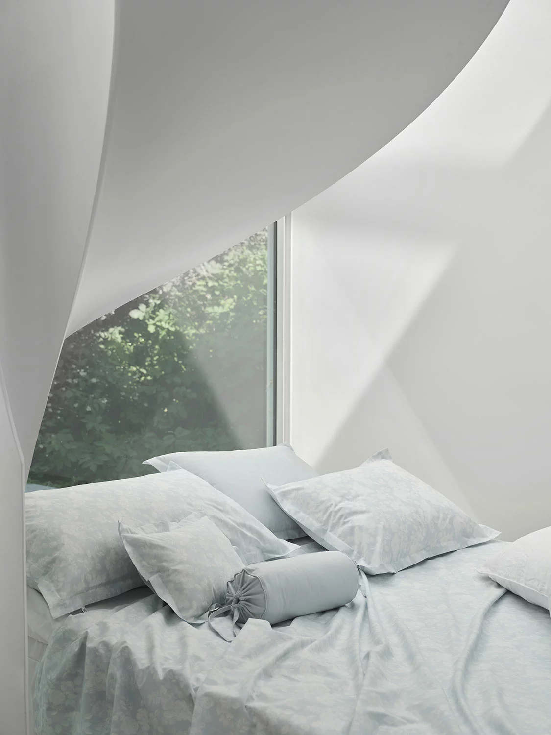 Mille Notti Fiore Pussilakana Vaaleansininen, 220x220 Cm - Image 5