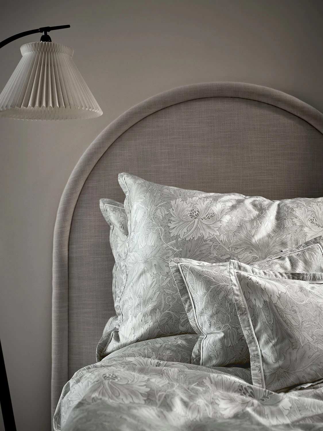 Mille Notti Honeysuckle & Tulip Pussilakana Harmaa, 200x220 Cm - Image 3