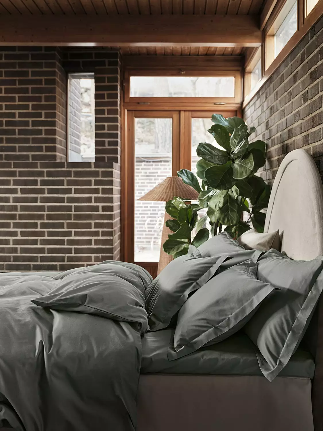 Mille Notti Satina Pussilakana Vihreä, 150x210 Cm - Image 4