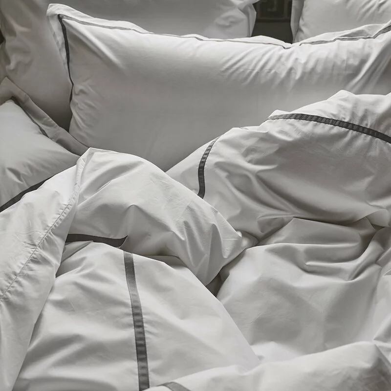 Mille Notti Singolo Pussilakana Ekologinen Harmaa, 150x210 Cm - Image 3