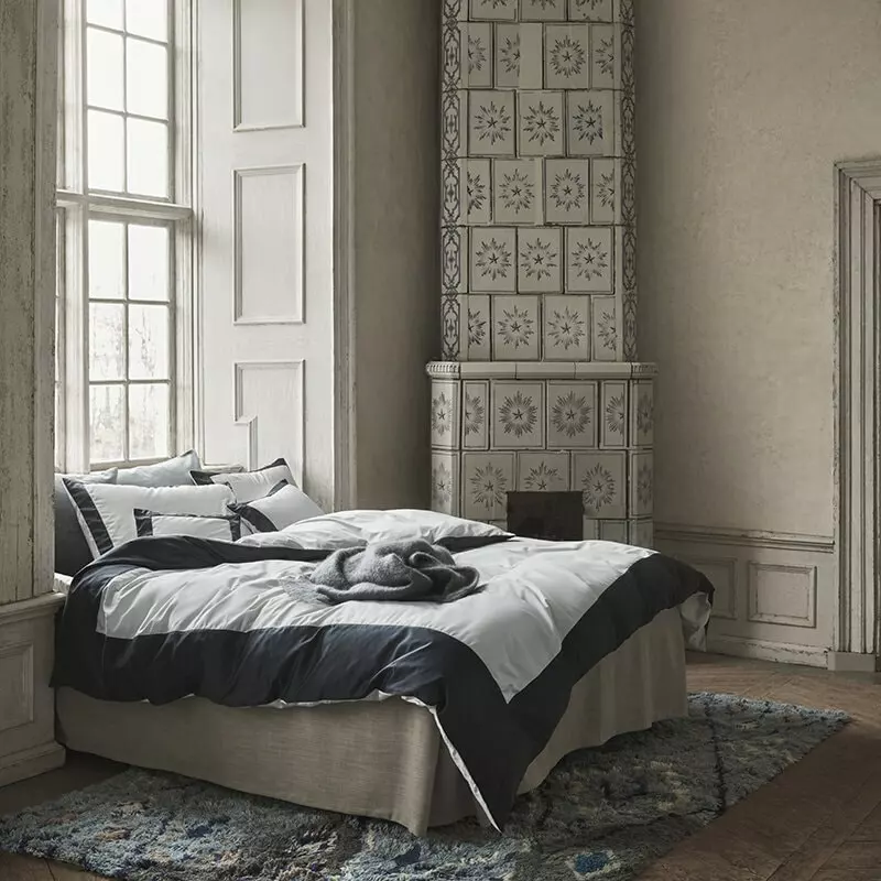 Mille Notti Sobrio Pussilakana Vaaleansininen / Tummansininen, 220x220 Cm - Image 2