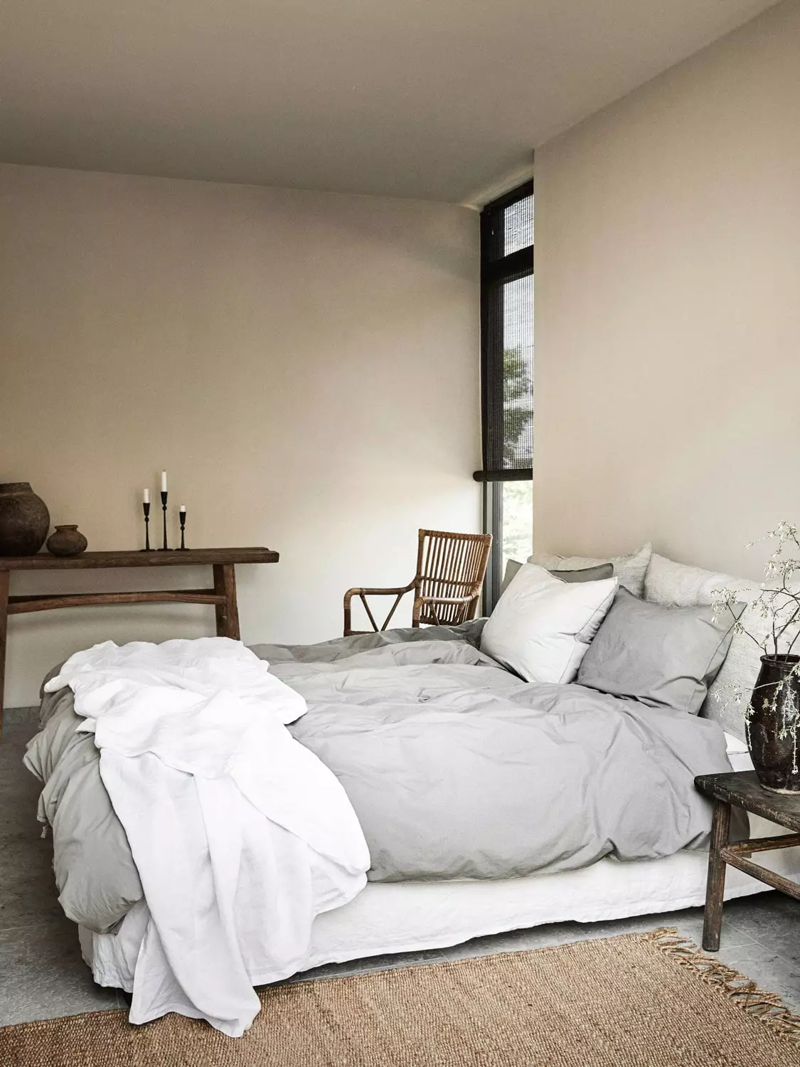 Tell Me More Pussilakana Luonnonmukainen Puuvilla 150x200 Cm, Frost - Image 3