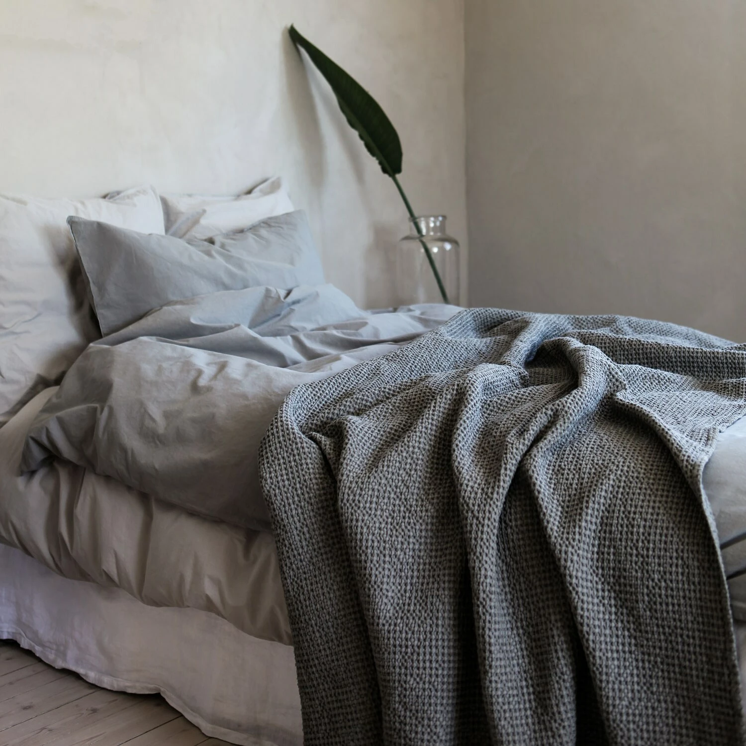 Tell Me More Pussilakana Luonnonmukainen Puuvilla 150x200 Cm, Frost - Image 4